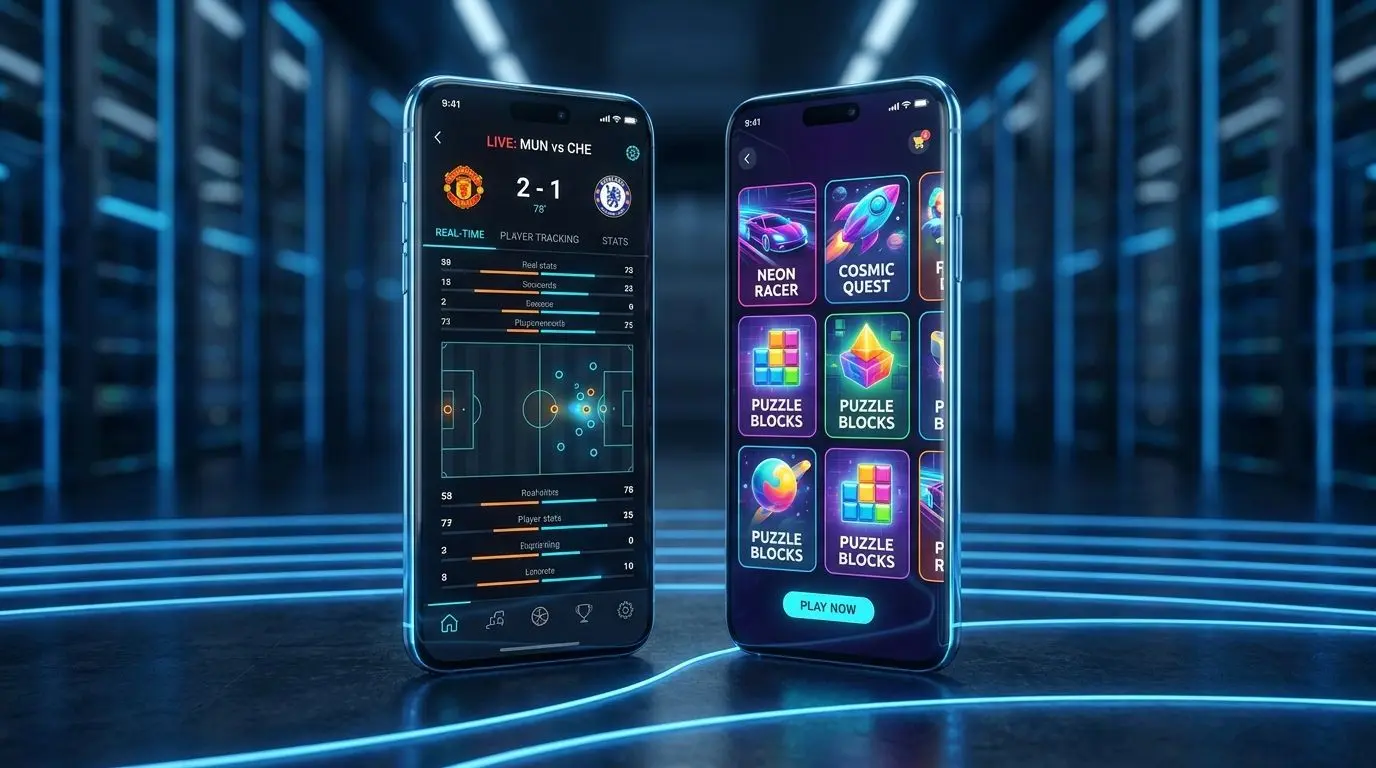 Uso de la aplicación Wplay en el celular Interfaz móvil de Wplay con pantallas de apuestas deportivas y juegos de casino