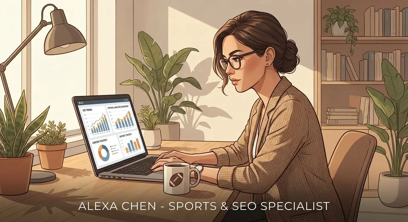 Ilustración de autora especialista en contenido SEO y análisis deportivo