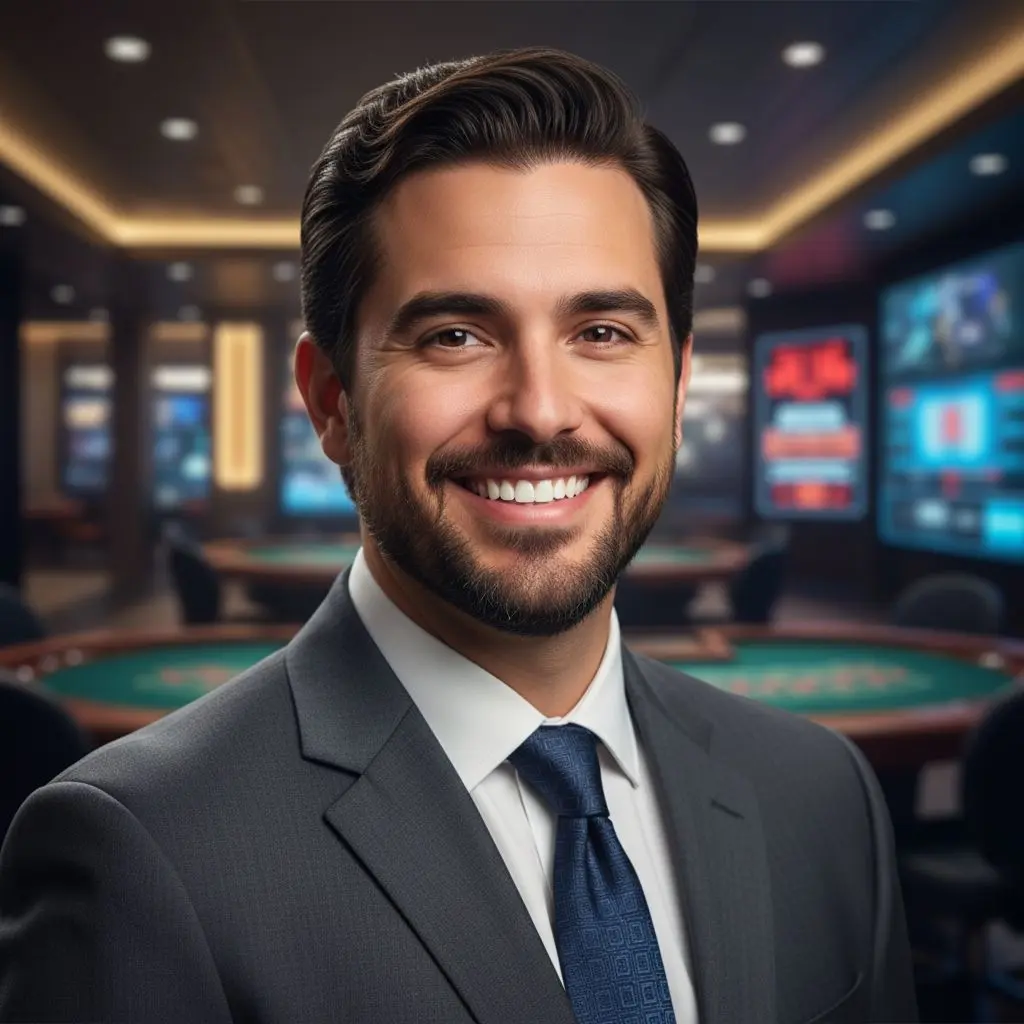 Retrato de Luis Daniel R, experto colombiano en casino en vivo