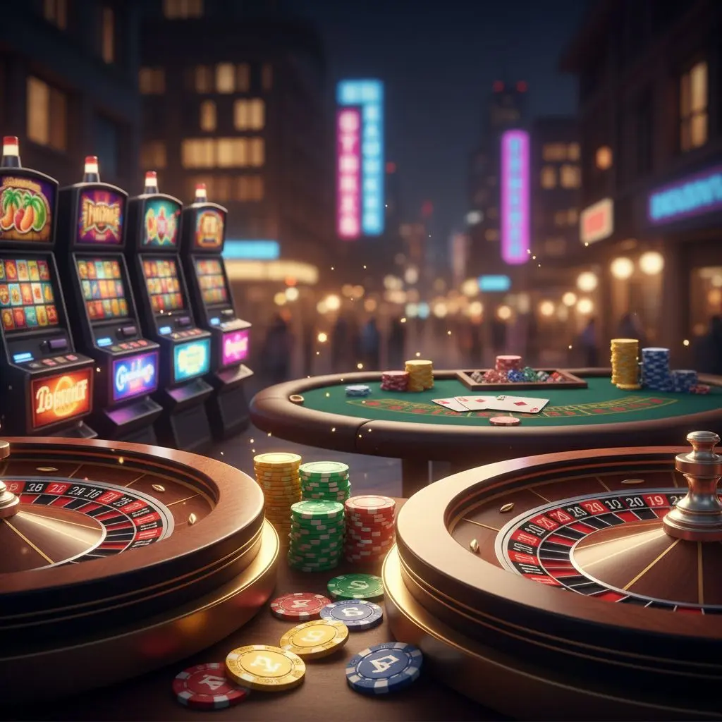 Casino online colombiano elegante con mesas, ruleta y tragaperras para destacar los mejores juegos Wplay