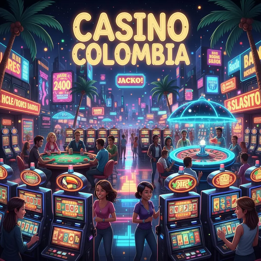 Vista de juego en línea mostrando tragamonedas, blackjack y ruleta en Wplay