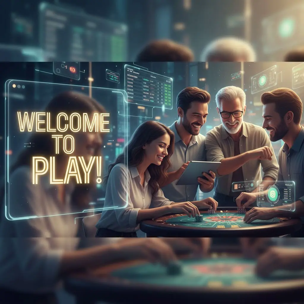 Personas disfrutando juegos de azar en línea de forma segura y responsable en Wplay